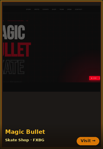 Magic Bullet Skate Shop